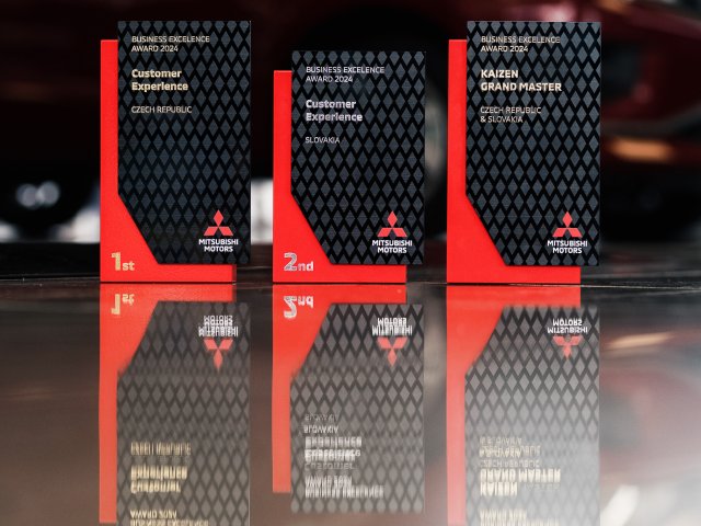 MITSUBISHI MOTORS CZECH A SLOVAKIA ZÍSKALO PRESTIŽNÍ OCENĚNÍ ZA ZÁKAZNICKOU SPOKOJENOST A POPRODEJNÍ SLUŽBY